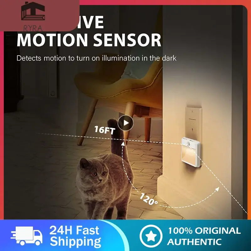 

Wireless Dimmable Induction Lamp For Home Aisle Wc Hallway Stair Kitchen Bedroom Cabinet Lights Eu/us Plug Night Lamp Lighting
