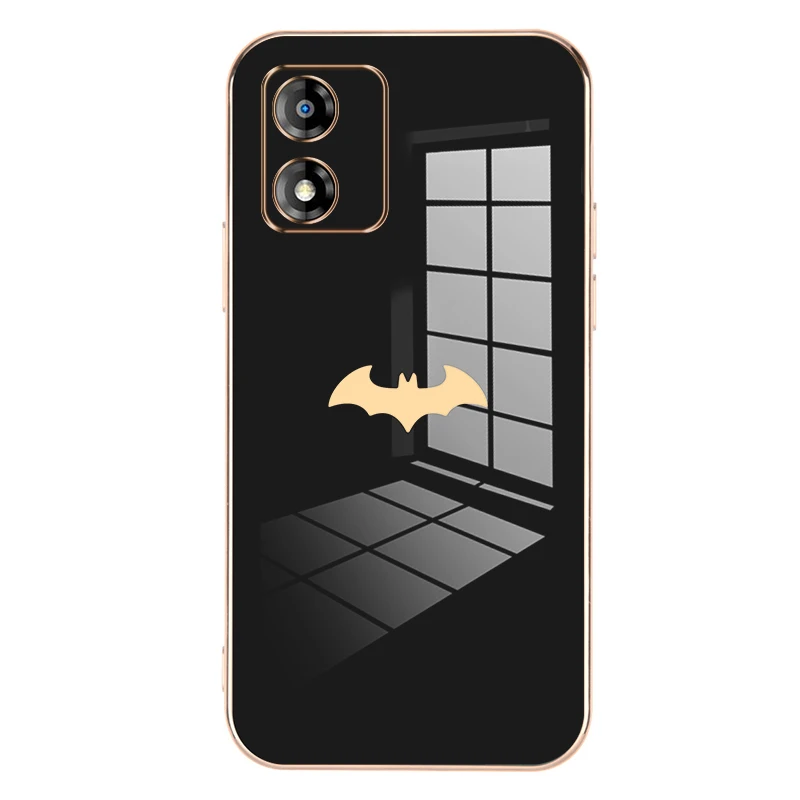 

Animal Pattern Plating Phone Cases For Motorola Moto E13 Back Cover