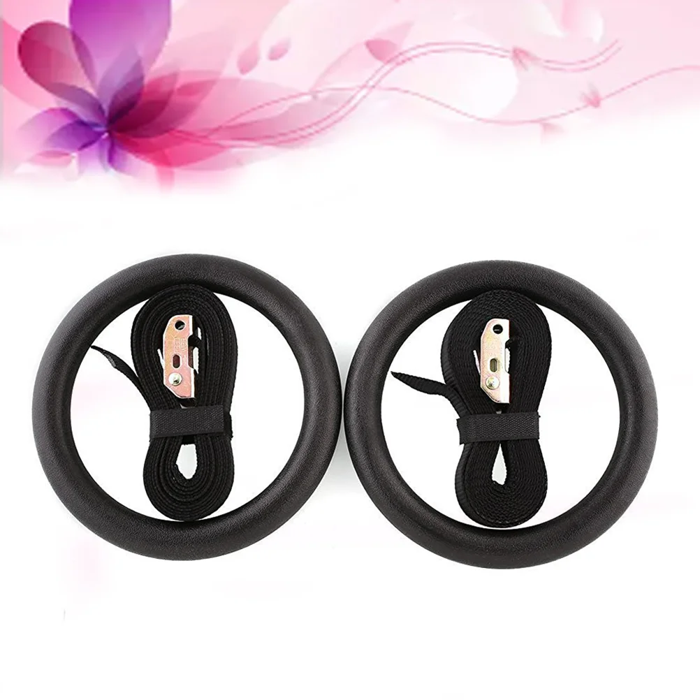 

Gymnastic Ring Set Fitness Rings for Full Body Strength and Muscular Bodyweight Training Cross-Training Workouts