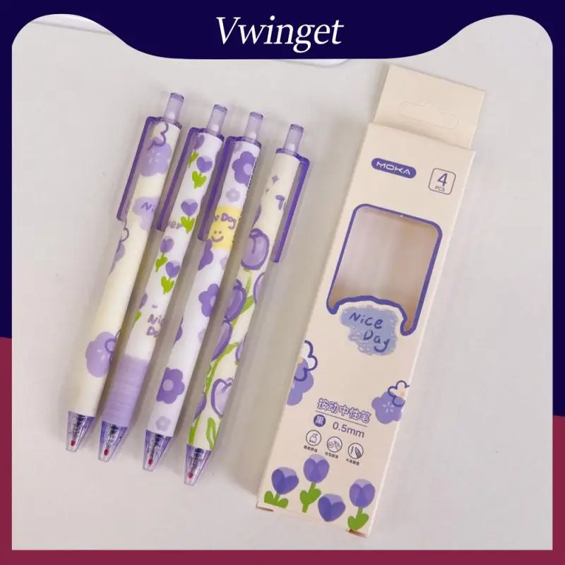 

Flow Pencil Not Easily Broken Ink Refill Convenient Clamping Hanging Rapid Drying Neutral Pen Stationery Supplies Comfort