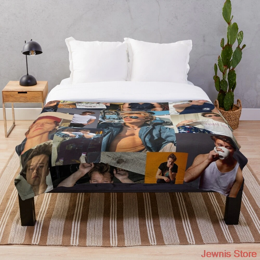 

JJ коллаж внешние банки плед одеяло с принтом мягкое одеяло для дома/дивана/постельного белья портативное дорожное одеяло для взрослых