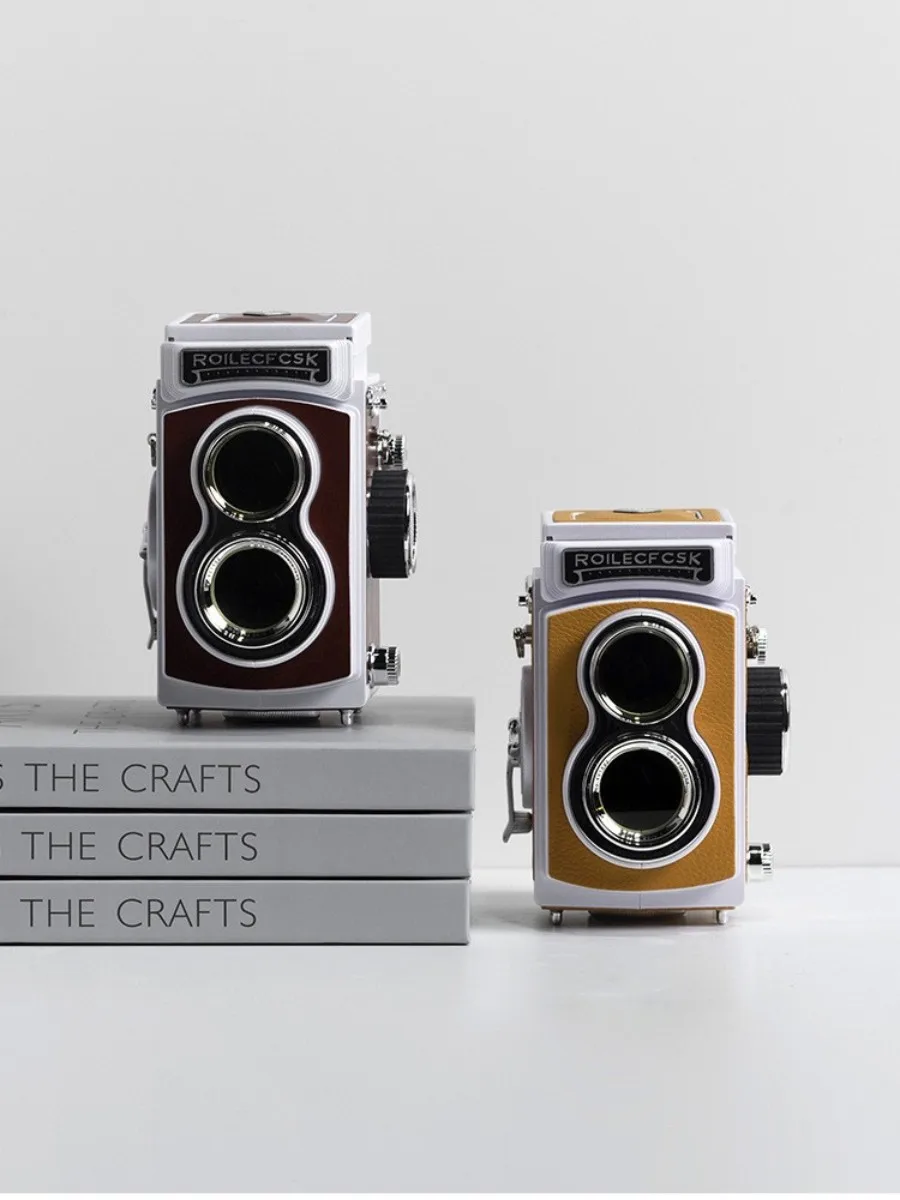 Модель ретро с двумя зеркальными камерами модель комнаты кабинета украшение