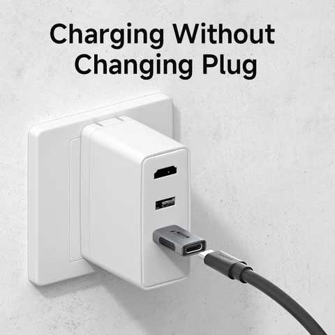 Hagibis USB A «папа» на USB C «мама» 10 Гбит/с Высокоскоростная передача данных 60 Вт Конвертер для быстрой зарядки для планшета Macbook