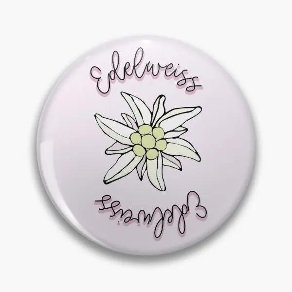 

Мягкая булавка для кнопки со звуком музыки Edelweiss, милый креативный модный значок для воротника и лацкана, металлическая забавная брошь для ш...
