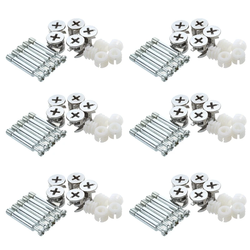 Кулачковый фитинг для мебели с Дюбелем и предварительно вставленной гайкой