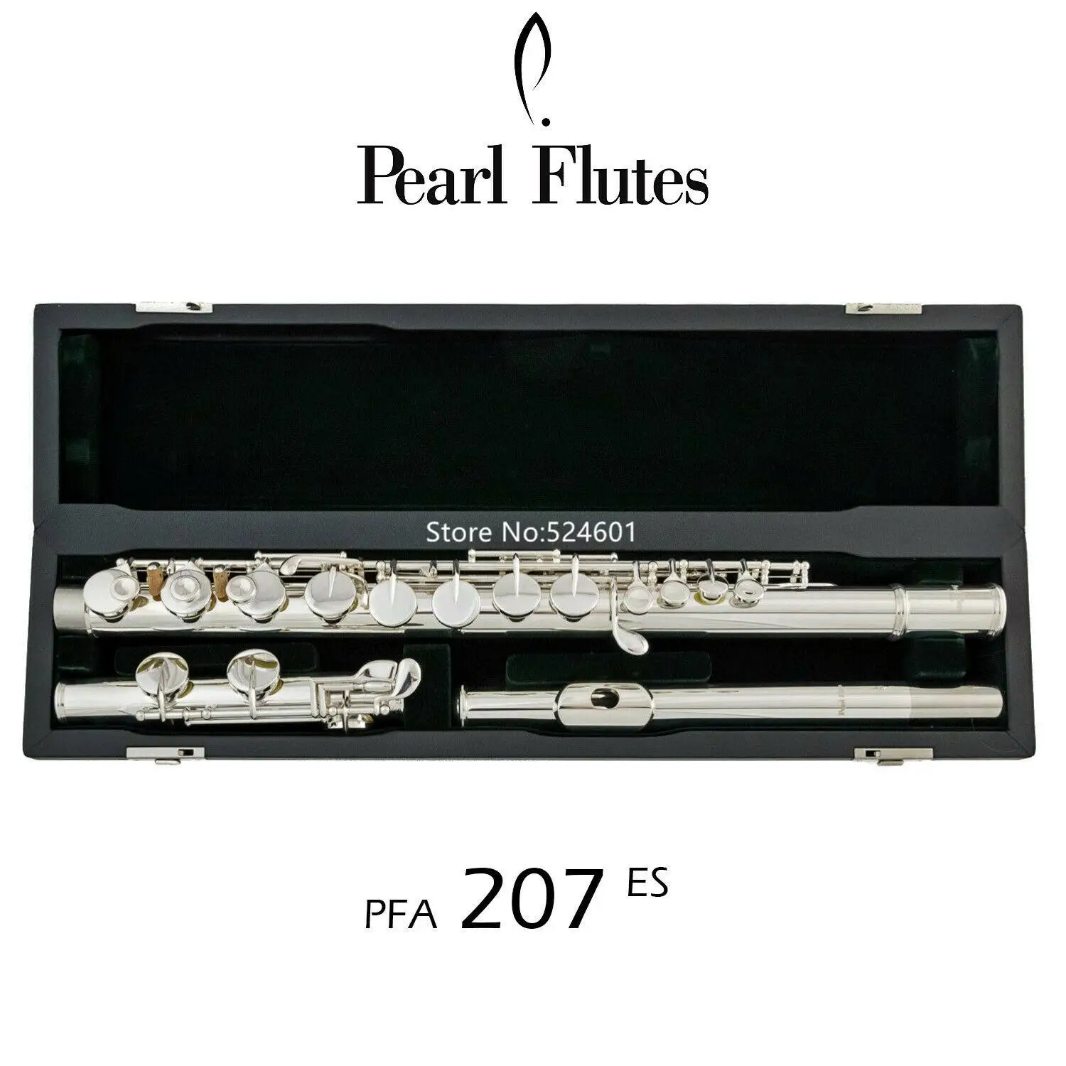 

High Quality Pearl Alto Flute PFA-207-ES 16 keys Closed Hole G Tune Straight Headjoint Sliver Plated Musical instrument