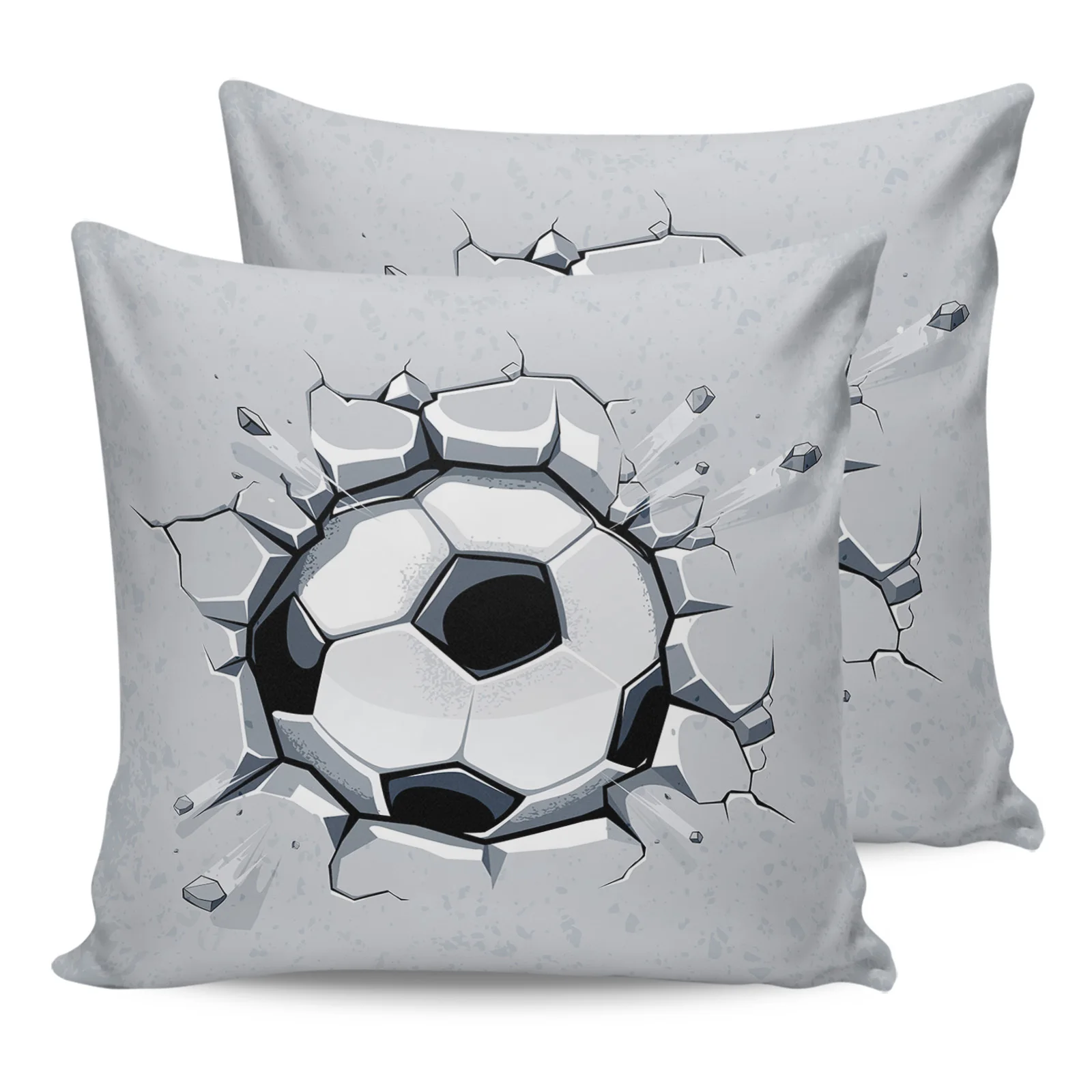 

2PC Pillowcase Football Sport Sofa Cushion Cover Bedding Dakimakura Pillow Cover For Bed House Home Decorative Pillow Cases
