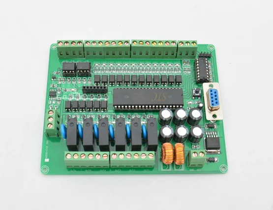 

16 Ways Input 6-way Output Relay STC12C5A60S2 Programming Industrial Control Board Independent 232 and 485 Communication
