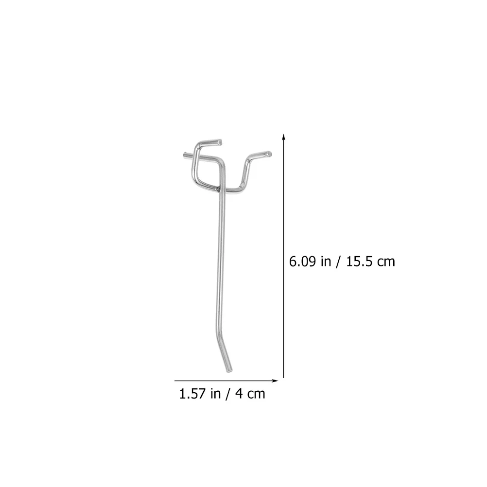 20 шт. крючки для гвоздей перфорированной доски стеллажи подвесные тяжелые