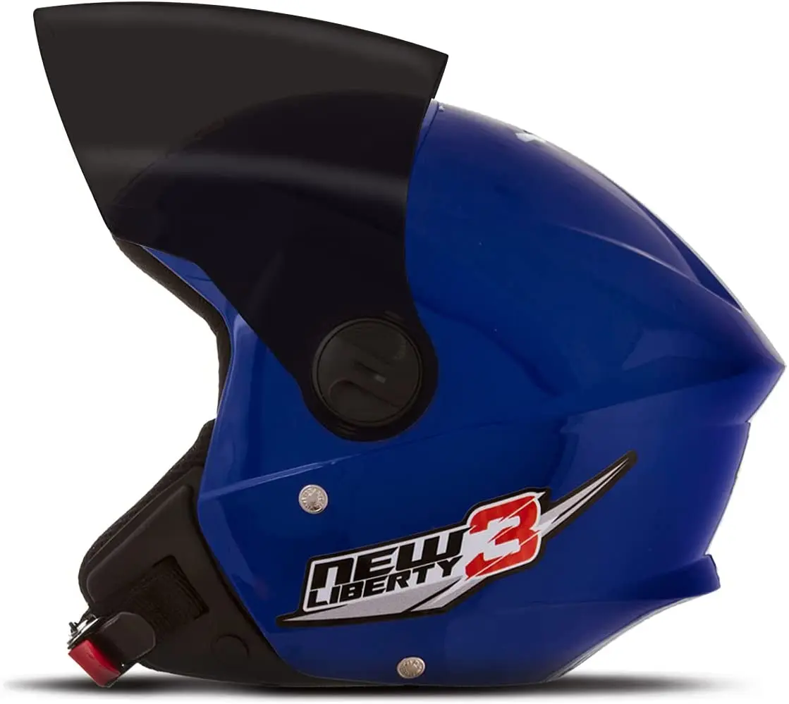 

Helmet New Liberty Three 56 Visor Smoke Motorcycle Motorbike Sports helmet Anti-fog Hat Men Women Scooter Winter Safety Cap