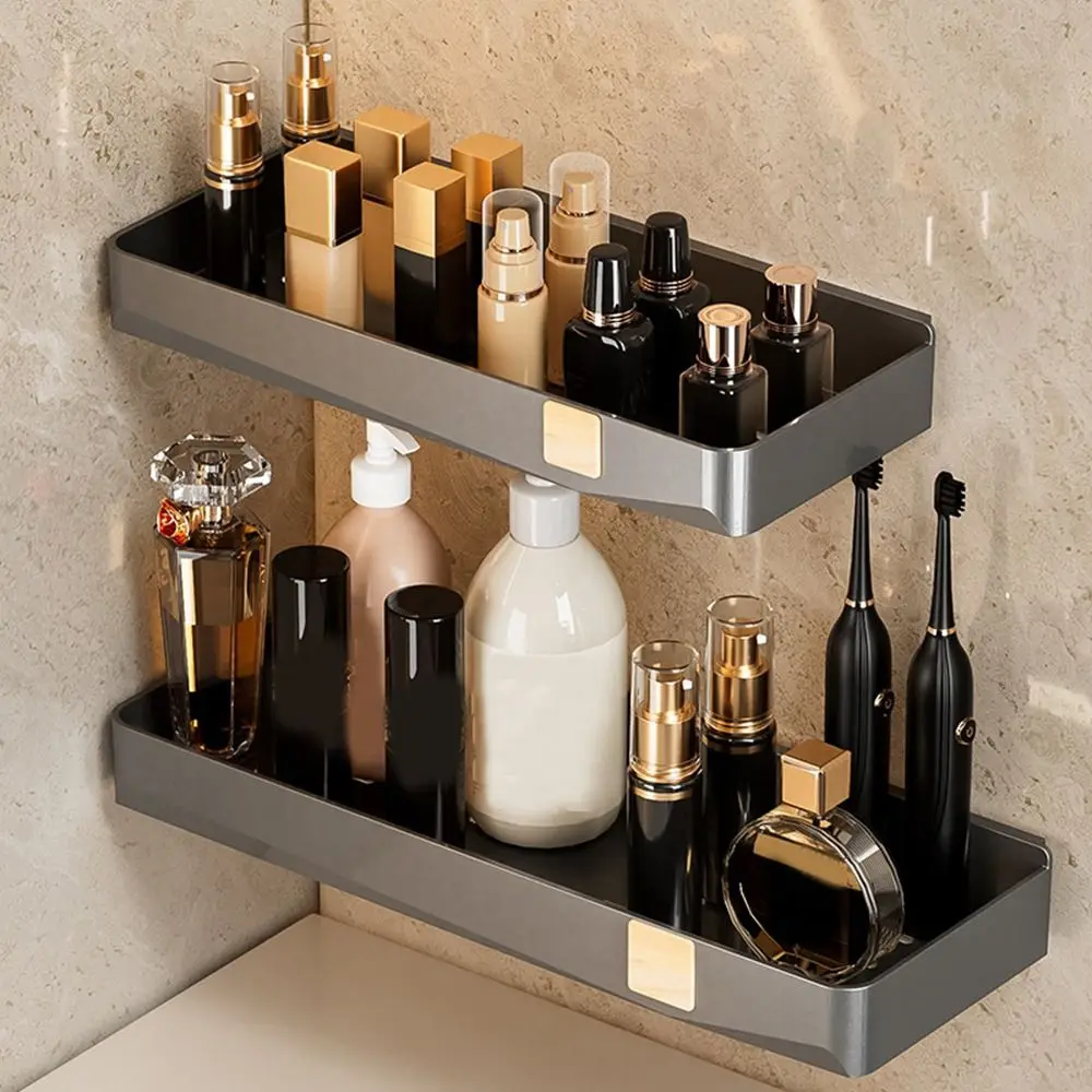 Практичная пластиковая полка для ванной комнаты настенная ванны и душа большая