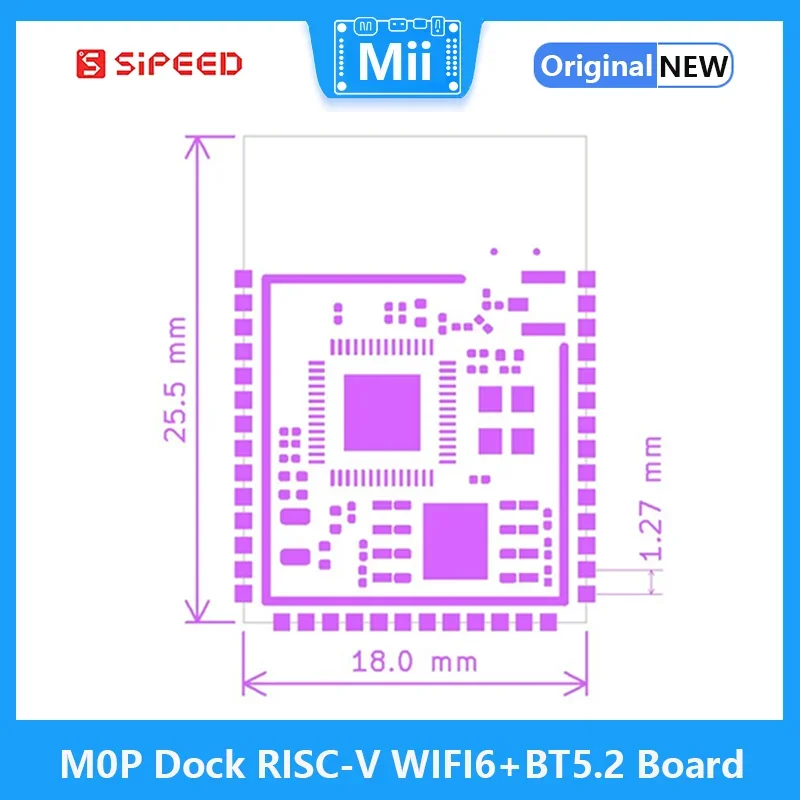 Sipeed M0P Dock BL618 TinyML RISC-V WIFI6 BT5.2 BLE Модульная плата