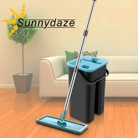 hand free squeeze mop with spin bucket floor magic cleaning utensils for home and kitchen microfiber household bar towels tool
