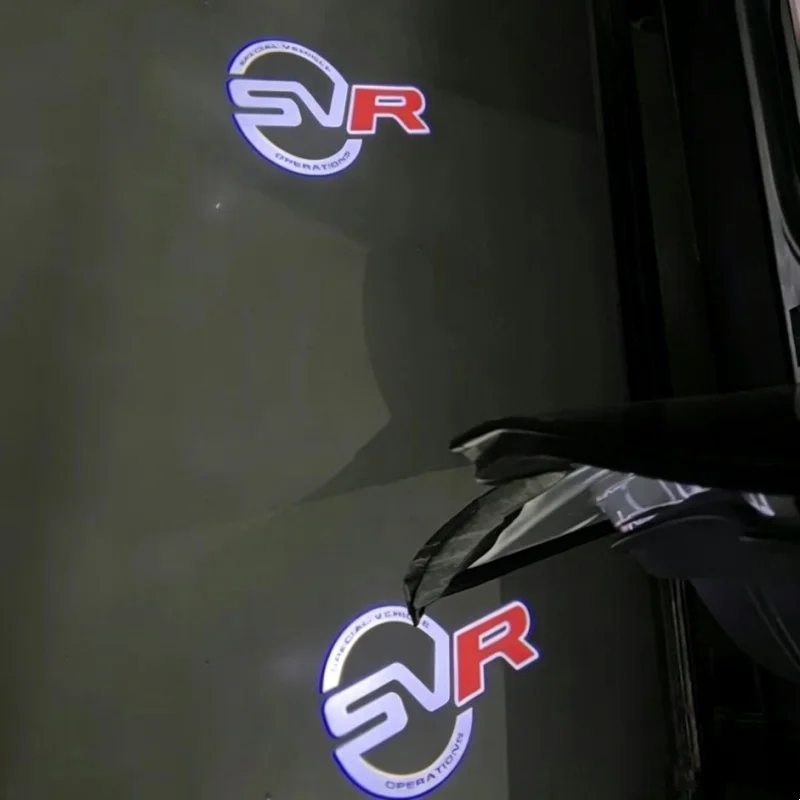 Фото Светодиодная подсветка логотипа на двери автомобиля для Range Rover Sport Evoque, световая подсветка с эффектом тени, свет для дверей SVR, автомобильный аксессуар. №3