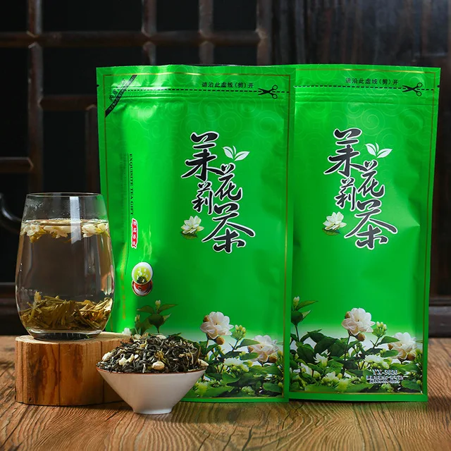 

2021 свежий натуральный органический китайский Жасмин, зеленый чай для похудения, забота о здоровье, кунг-фу-чай 250 г 500 г