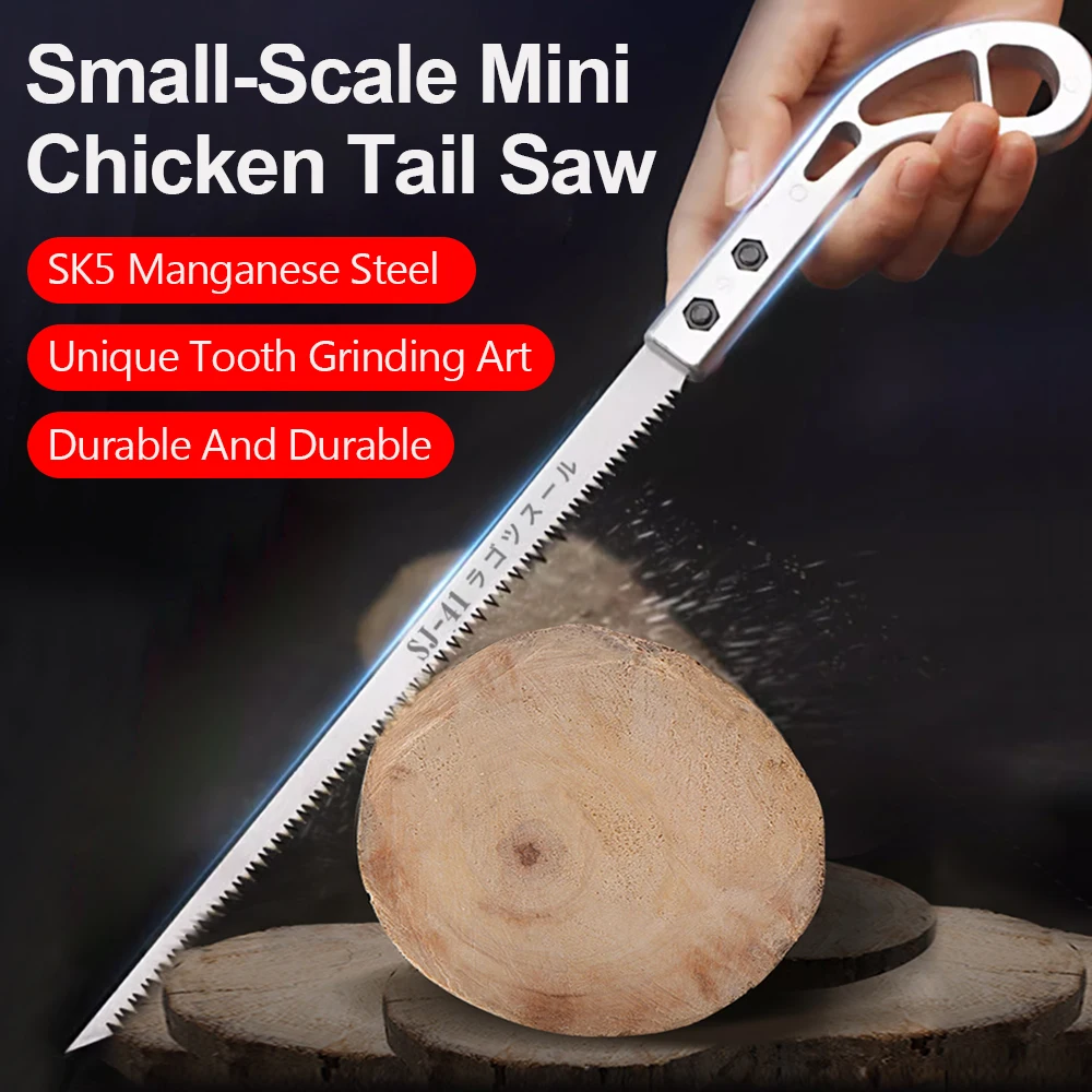 

Steel Handsaw Garden Saw Tools Wooden Handle Woodworking Saw 240mm Convenient For Wall Panel Bending Multifunction Saw
