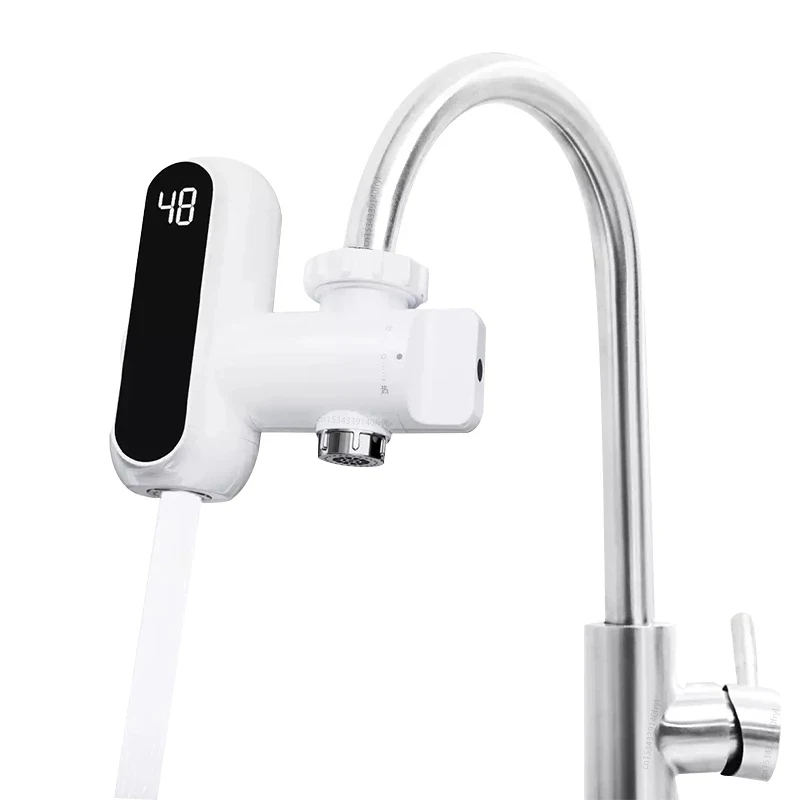 

Instant Faucet Water Heater Led Temperature Display Instant Hot Water Heaters Kitchen Home Heating Tap