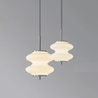 nordic bauhaus pendant lights milk white glass led haning lamp for bedroom living room dining room lights for decor room fixture