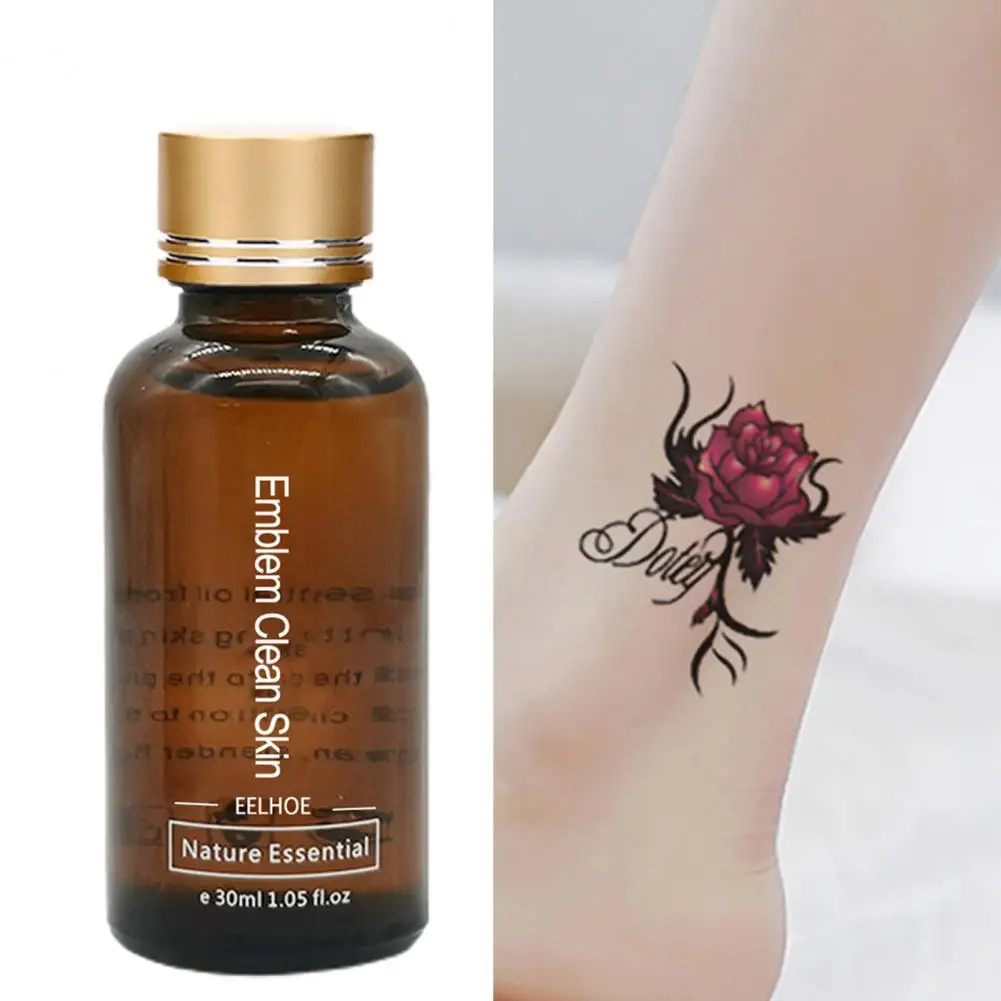

30ml Tattoo Cleaner Practical Permanent Tattoo Lotion Solution Significant Effect Tattoo Removal Liquid