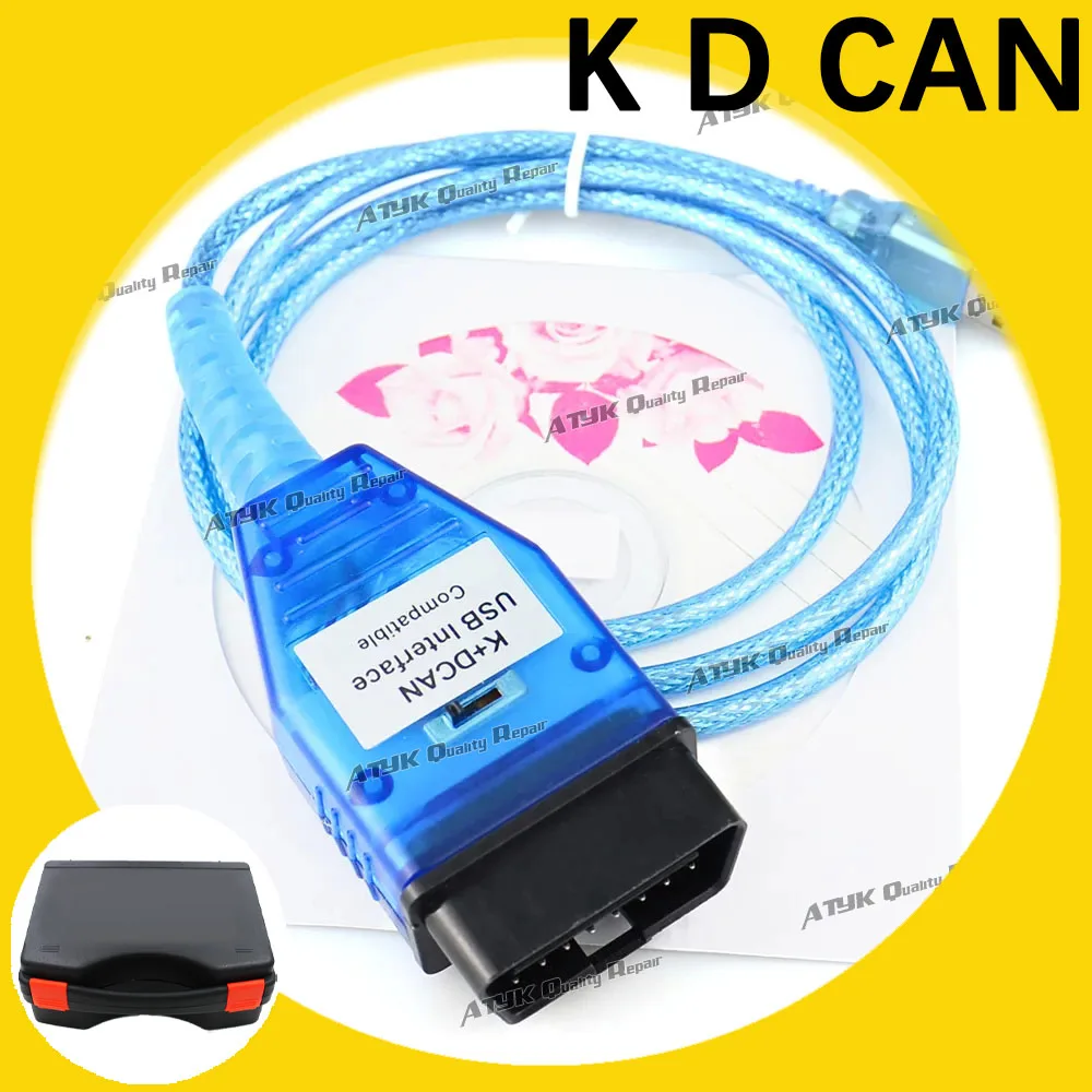 KDCAN USB интерфейс для BMW FTDI чип диагностический автомобиля K D CAN тюнинг