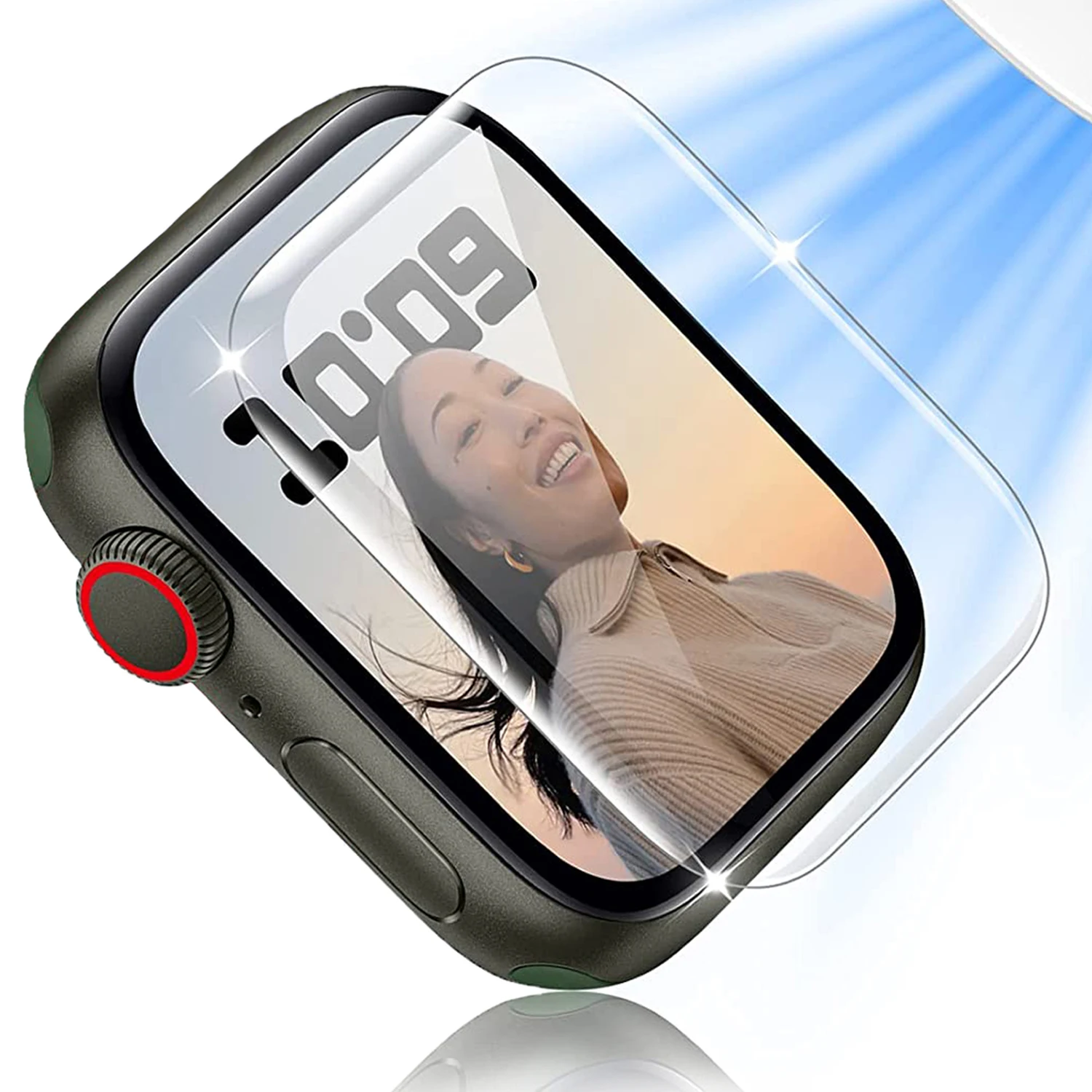 

Защитная пленка для экрана, прозрачная Гидрогелевая пленка для Apple Watch 9 8 7 6 SE 5 4 3 серии IWatch 45 мм 41 мм 44 мм 40 мм 42 38 мм