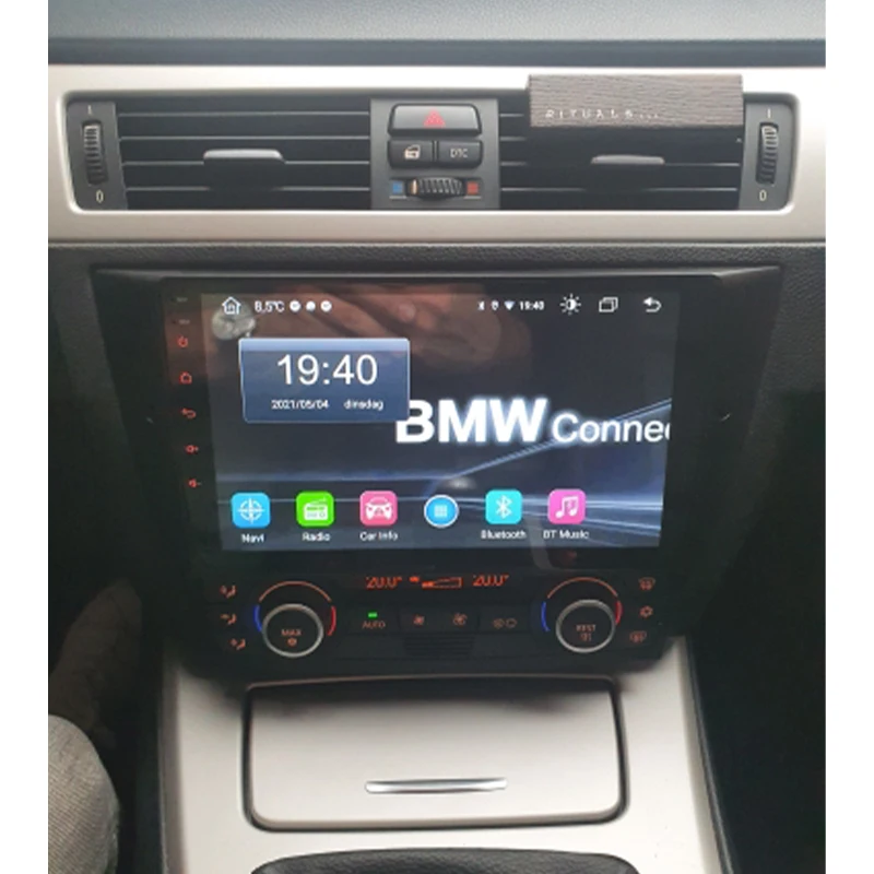 Автомобильный видеоплеер Carplay 4G WIFI Android 13 для BMW 3 серии E90 E91 E92 E93 2005-2012 GPS Navi Stereo 2 din
