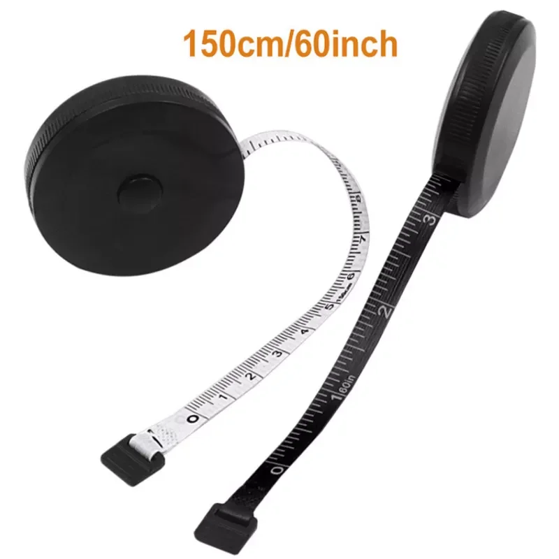 

150cm/60" Body Measuring Ruler Sewing Tailor Tape Measure Centimeter Meter Sewing Measuring Tape Soft Two Colors Sewing Tools