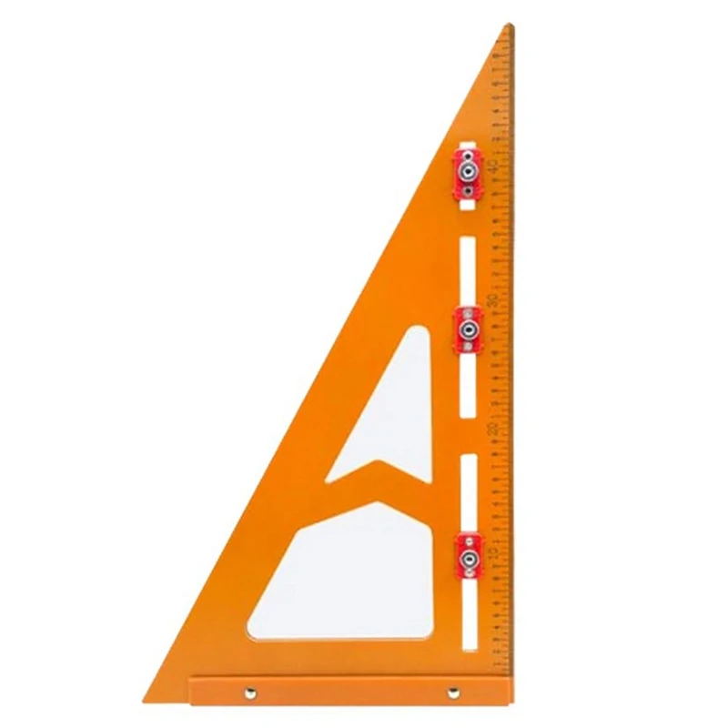 2в1 Rafter Square позиционирующая треугольная линейка Tool Регулируемая Транспортир для