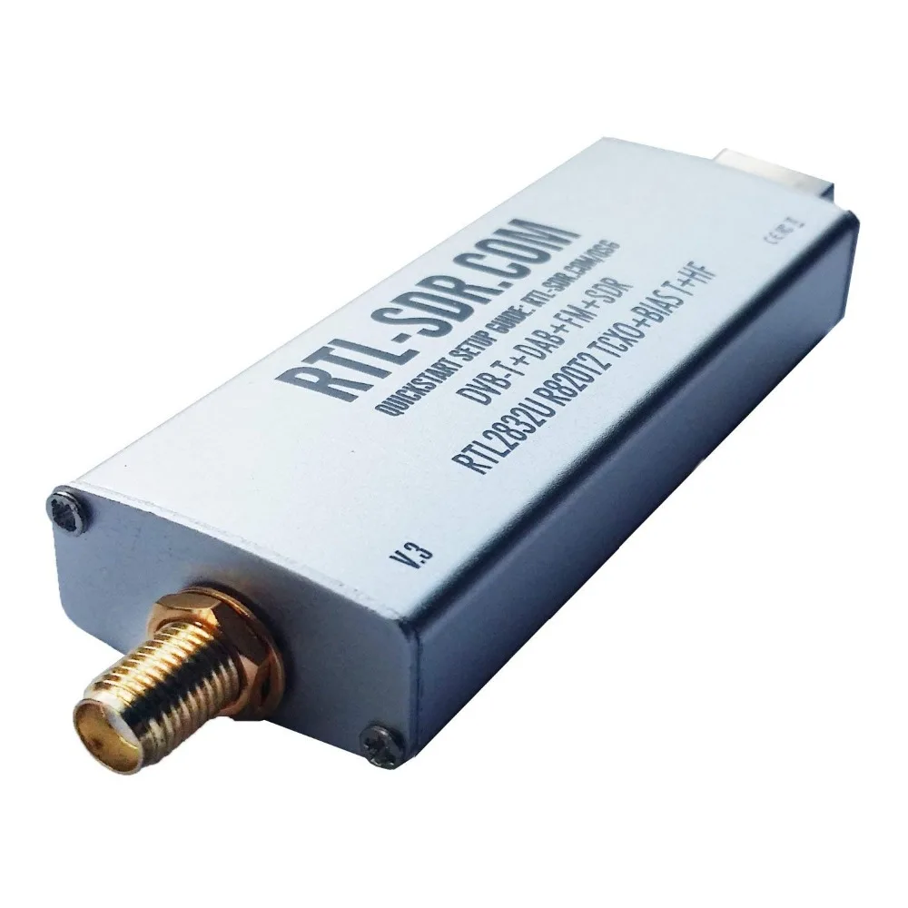 

High Quality RTL-SDR Blog RTL SDR V3 R820T2 RTL2832U 1PPM TCXO SMA RTLSDR Software Defined Radio (Dongle Only)