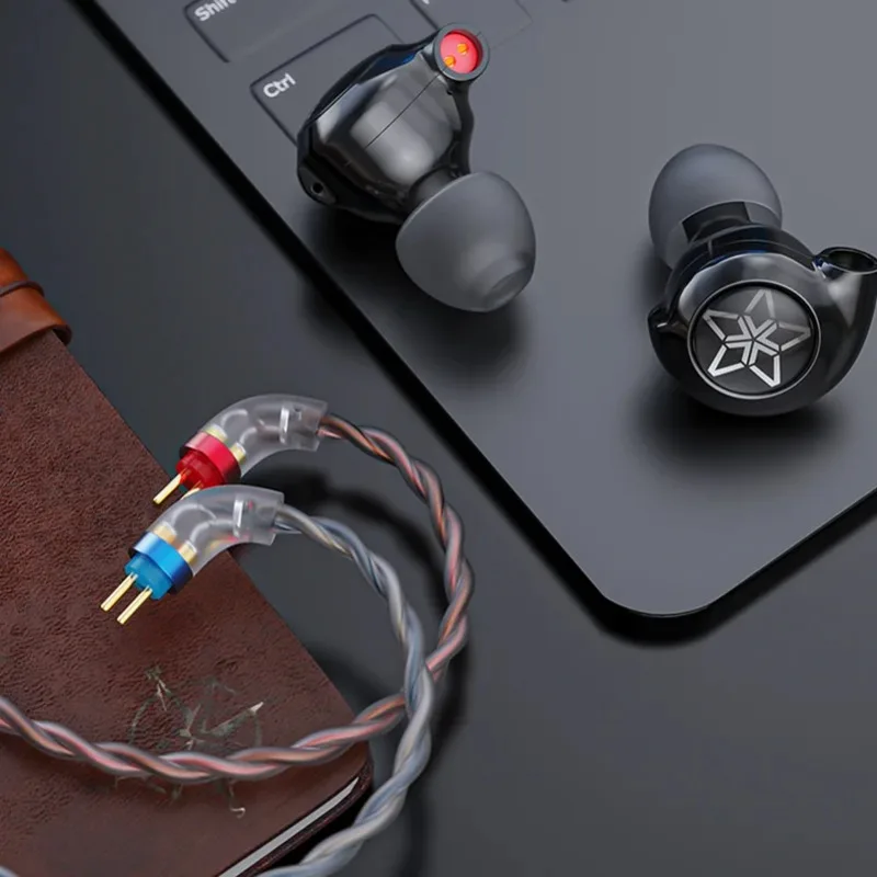 Фото FiiO FH11 1DD + 1BA Гибридные наушники-вкладыши IEM Hi-Res Audio со съемным кабелем 0,78 мм Hi-Fi стерео проводные наушники Уникальные №4