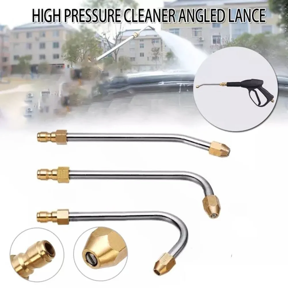 

30°/90° U-Shape Pressure Car Washer Angled Lance Extension Spray Wand Nozzle For Power Spray Gun Air-Conditioning Cleaning