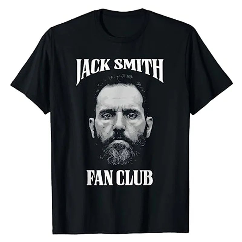 

Джек Смит фан-клуб Ретро американская патриотическая политическая футболка смешная юстиция, графическая футболка для расследований, высказки, топы