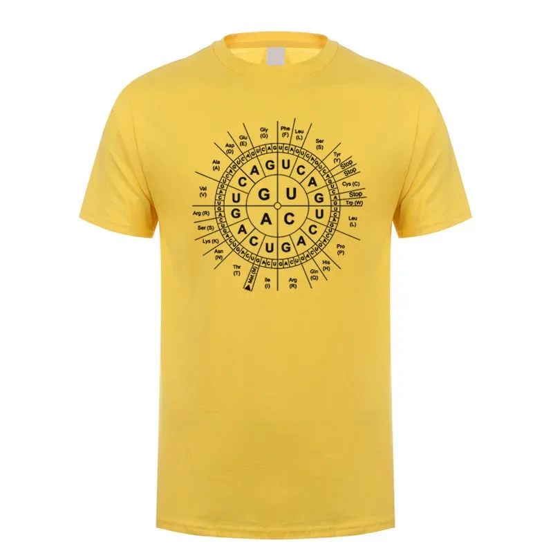 Биология генный код солнце летний смешной научный Юмор с коротким рукавом