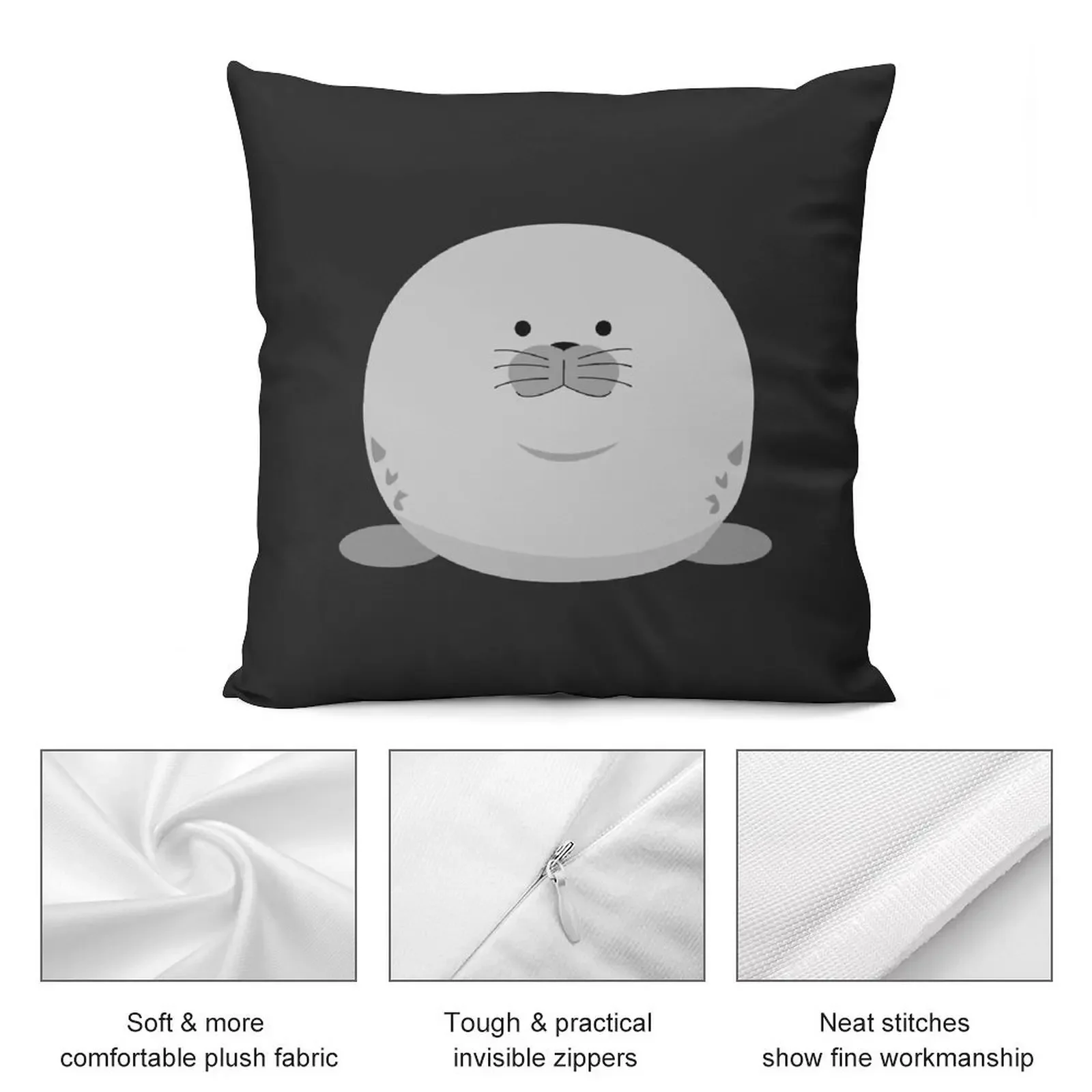 Декоративная подушка Chonky Seal 100% Полиэстер