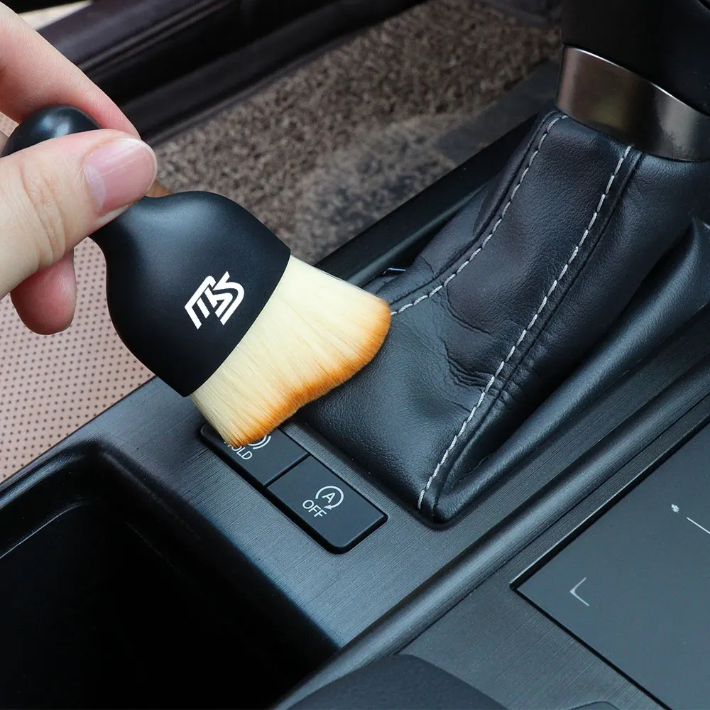 Мягкая щетка для очистки салона автомобиля инструмент центральной консоли