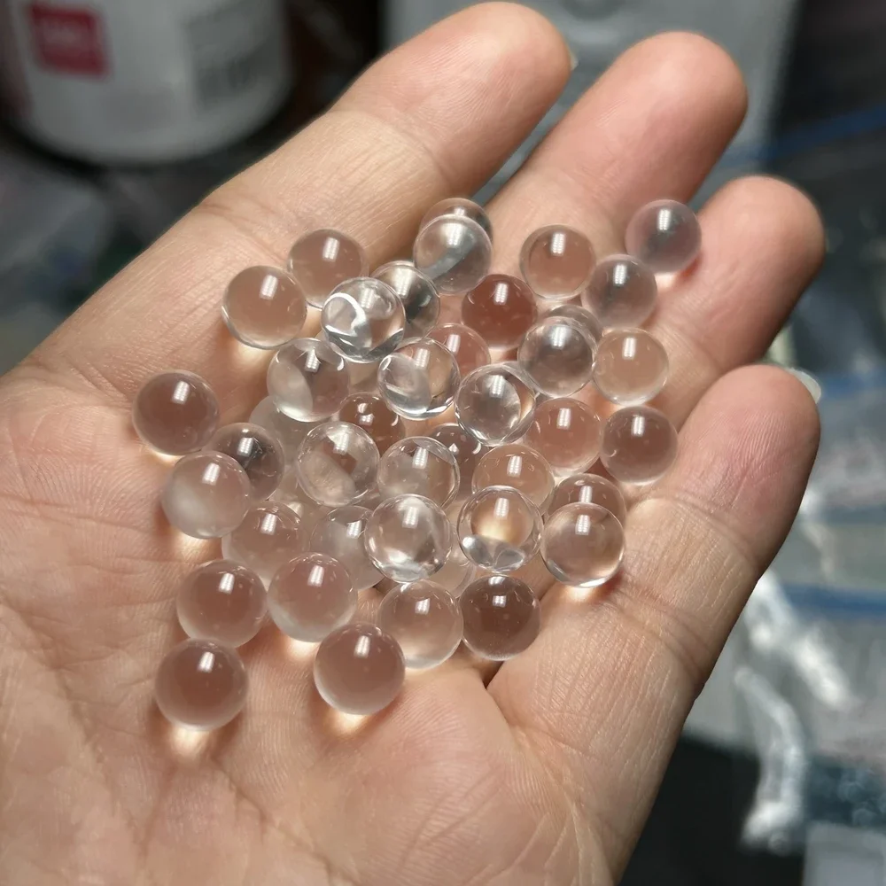 Круглая форма от 4 мм до 20 синтетический корунд белый сапфир красный рубин бусины