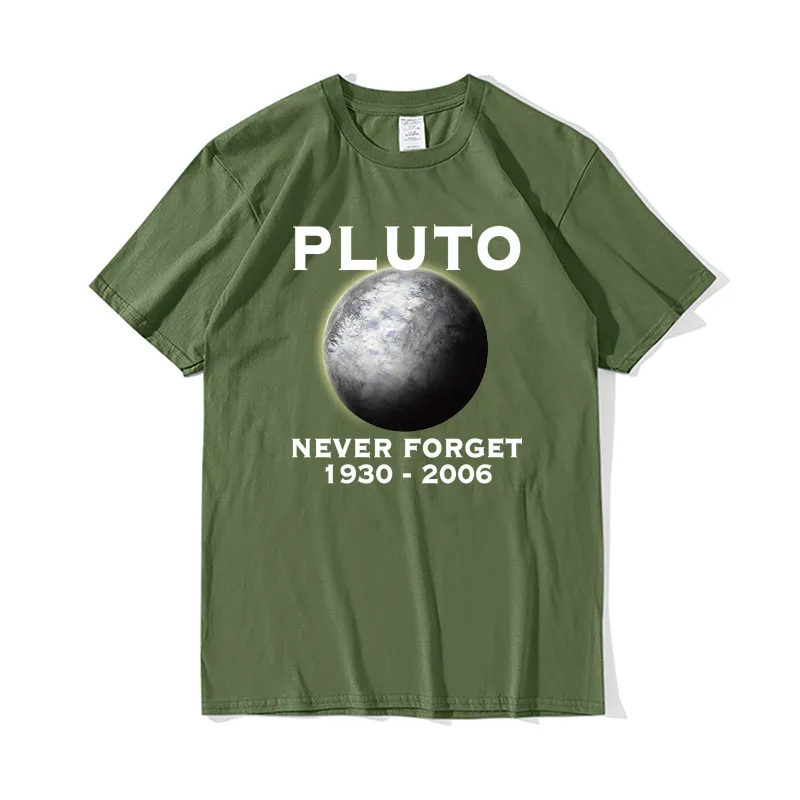 

Funny PLUTO T Shirts Men Clothing Never Forget 1930 Graphic Short Sleeve Tee Off White Harajuku Retro T-Shirt Men Vintage Tops