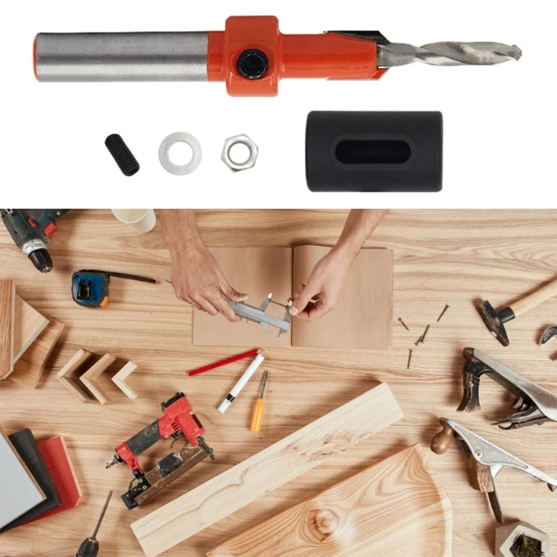 

Shank Countersink Router Bit Screw Extractor Woodworking Milling Cutter Bit 896B