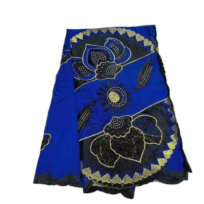 African Embroidered Muslim Women's Big 2.4*1.1 big big Scarf Hijab Turban African Headscarf  Muslim Embroidery hijab good