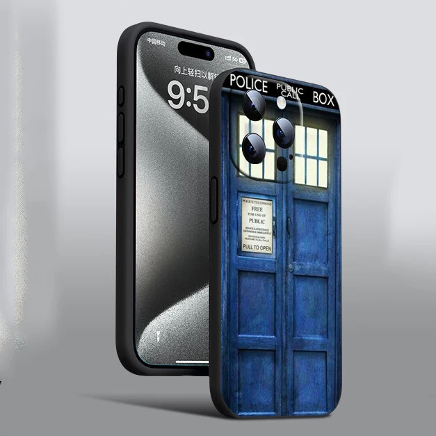 GH3 D-Doctor T-tardis Soft Silicone Case for Redmi Xiaomi Note 9 9T 9S 10 10S 11 11S 4G 5G Pro Max Caver
