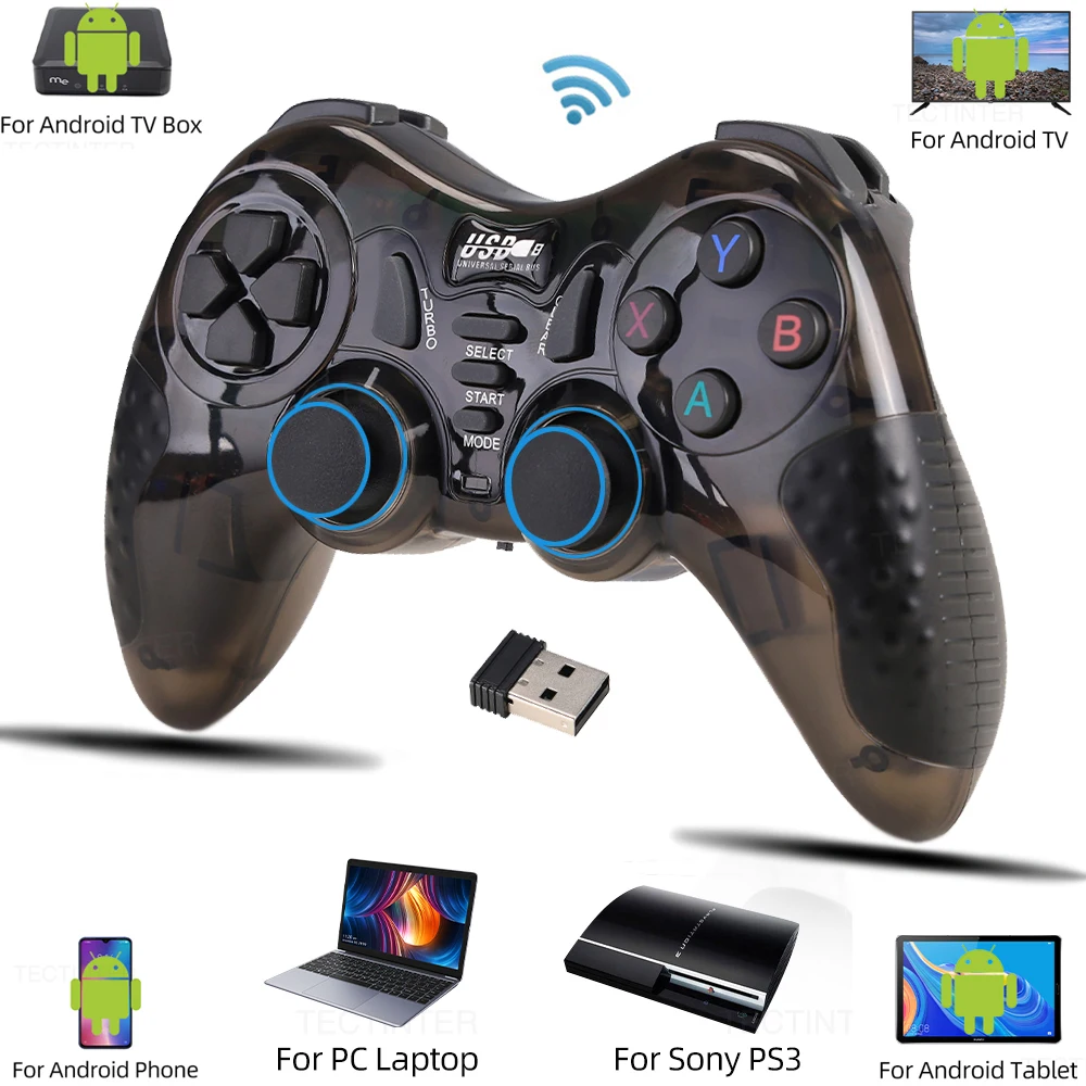 2.4G Wireless Gamepad Controller For PS3/Android/TV Box Control Game Controle For Super Console X Pro Console Game PC Joysticks