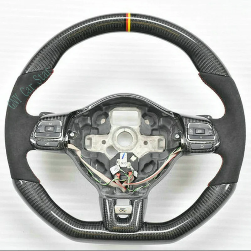 

100% Real Carbon Fiber Car Steering Wheel For Volkswagen Scirocco R