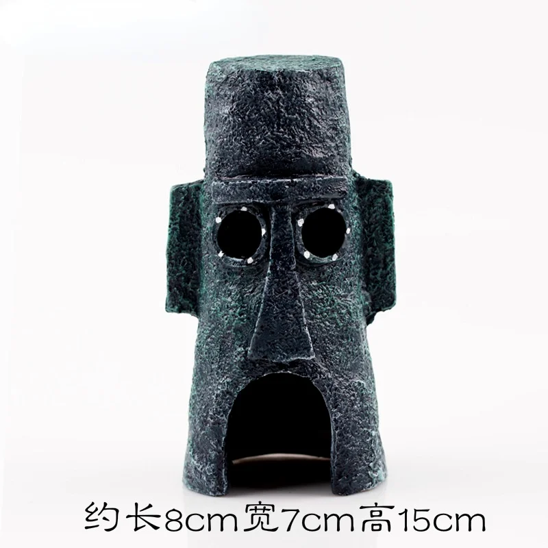 Underwater Comic Plants Pineapple House Fish Hiding Play Home Shrimp Nest Tank Decor Aquarium Decoration |