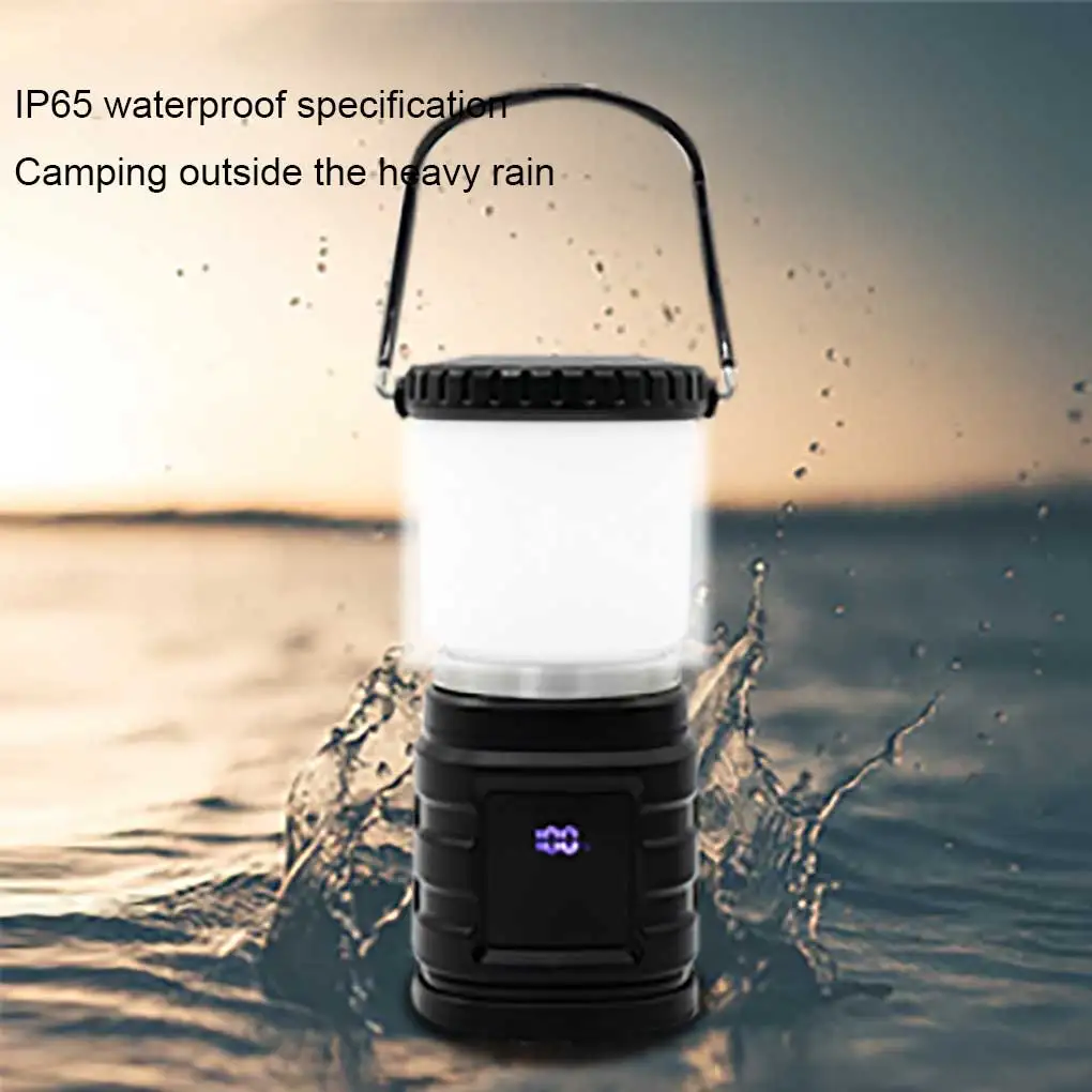 

Outdoor Lantern Rechargeable Camping Backpacking Tent Light Lamp Adjustable