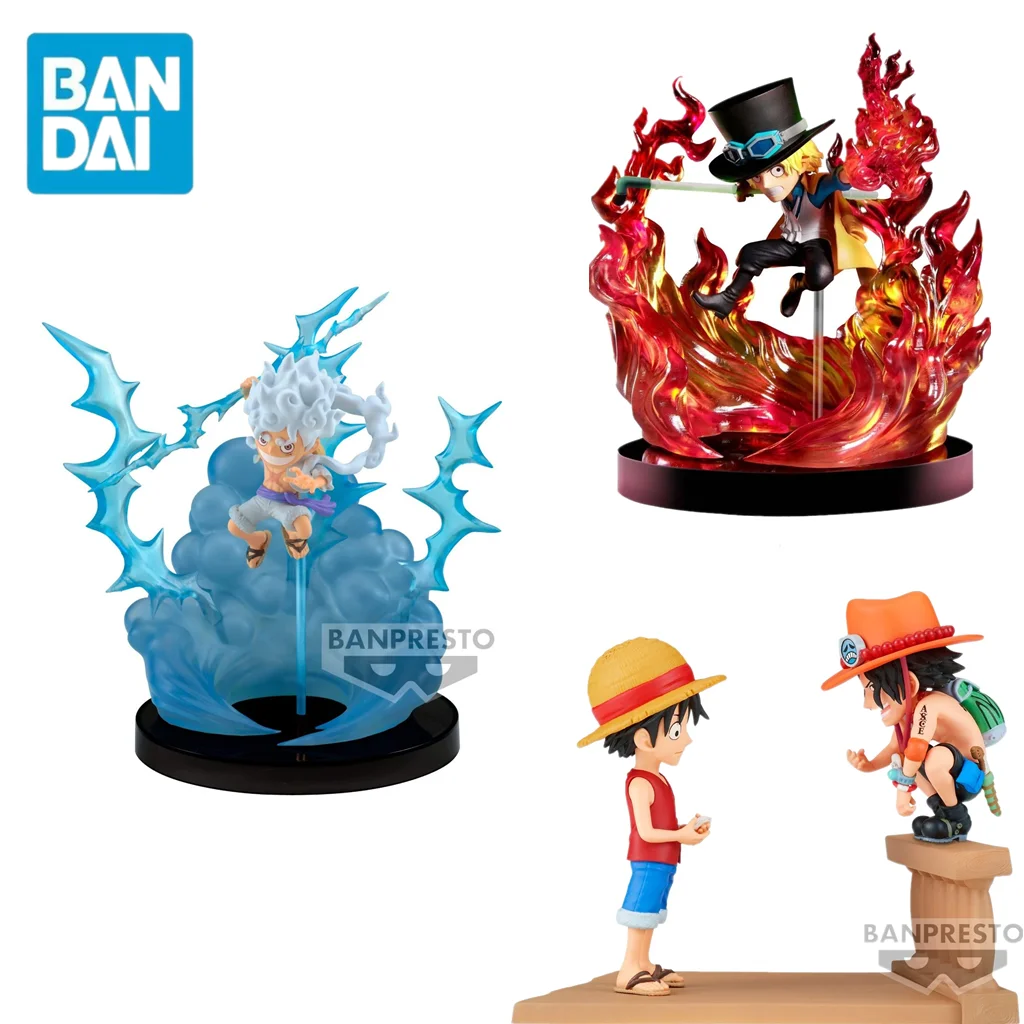 Оригинальный BANPRESTO WCF SPECIAL One Piece Sabo Nika Monkey D Luffy Ace Аниме Фигурка Игрушки Кукла ПВХ