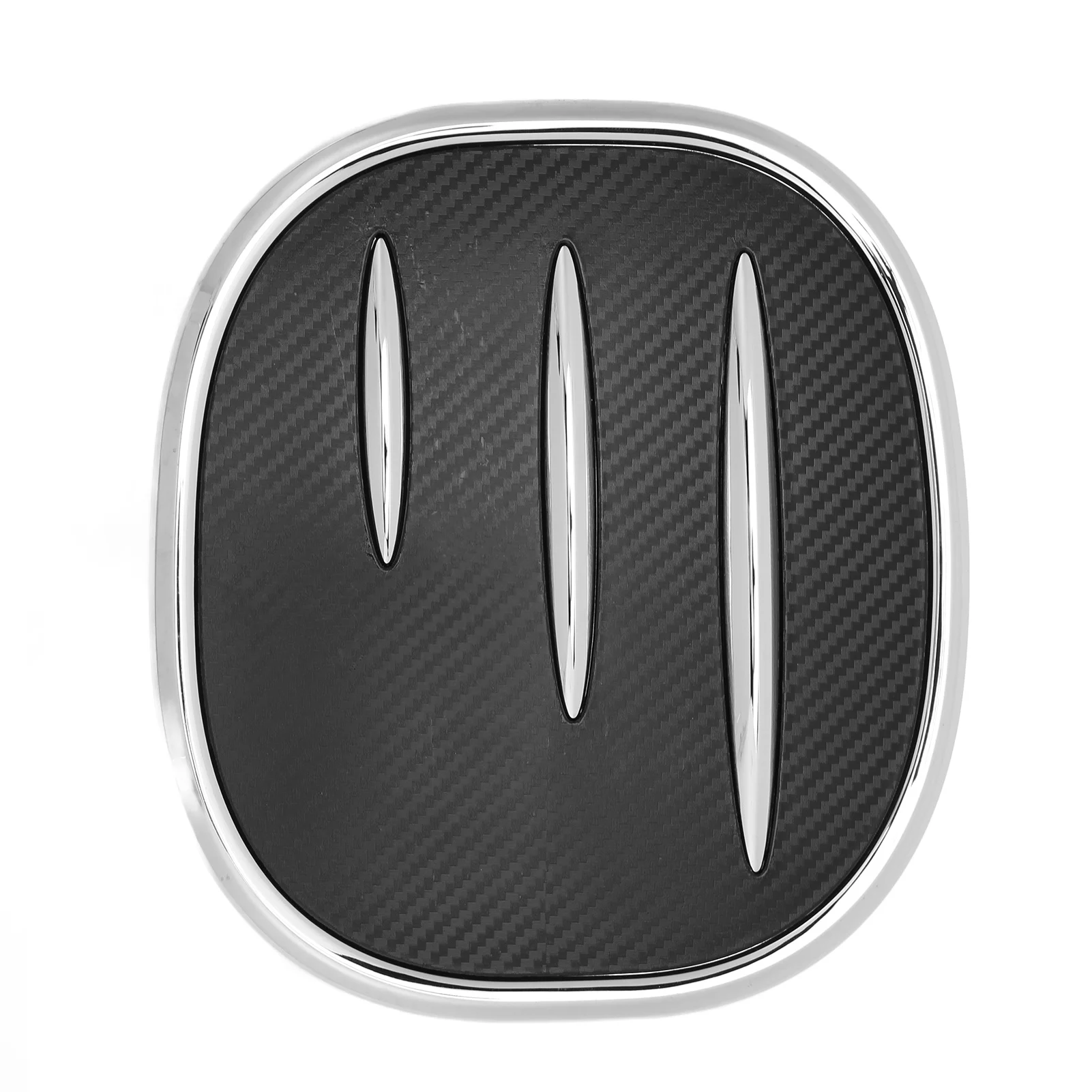 Внешняя крышка газового топливного бака в глянцевом стиле из углеродного