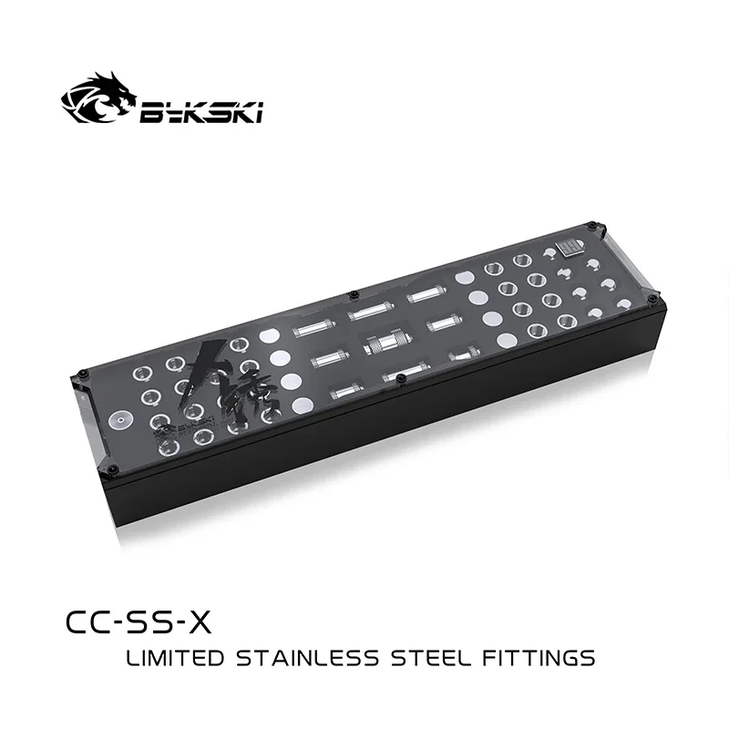 Bykski CC-SS-X комплект жестких трубных фитингов из нержавеющей стали для разделенной