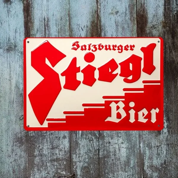 

TIN SIGN Stiegl Bier" Beer Bar Alcohol Man Cave Wall Decor Metal Painting Metal Poster Metal Plaque Poster Metal Sign