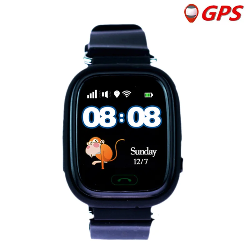

Q90 GPS Child Smart Watch Phone Position Children Watch 1.22 inch Color Touch Screen WIFI SOS Smart Baby Watch Q50 q80 q60 Watch