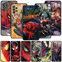 marvel spiderman comics case for samsung galaxy a12 a52 a71 a51 a32 a21s a31 a02s a23 a72 a41 a03s a22 a33 a53 a73 phoen cover